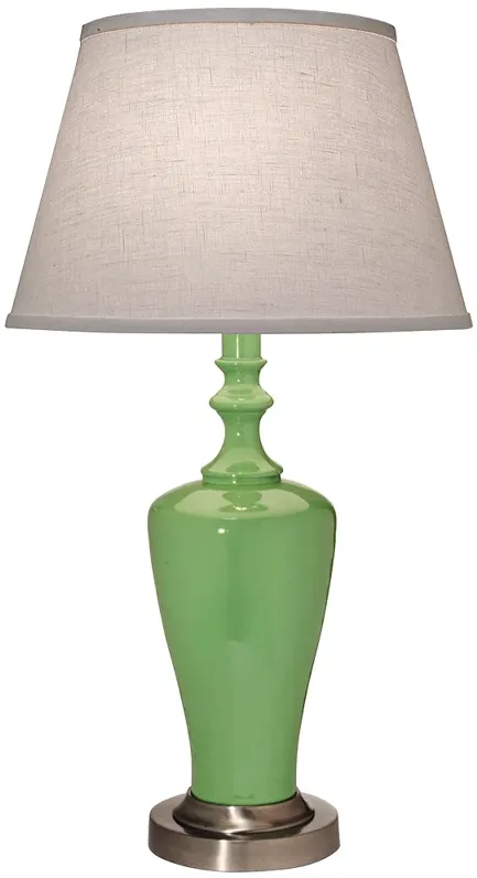 Stiffel 26 1/2" Vase Profile Light Green Table Lamp