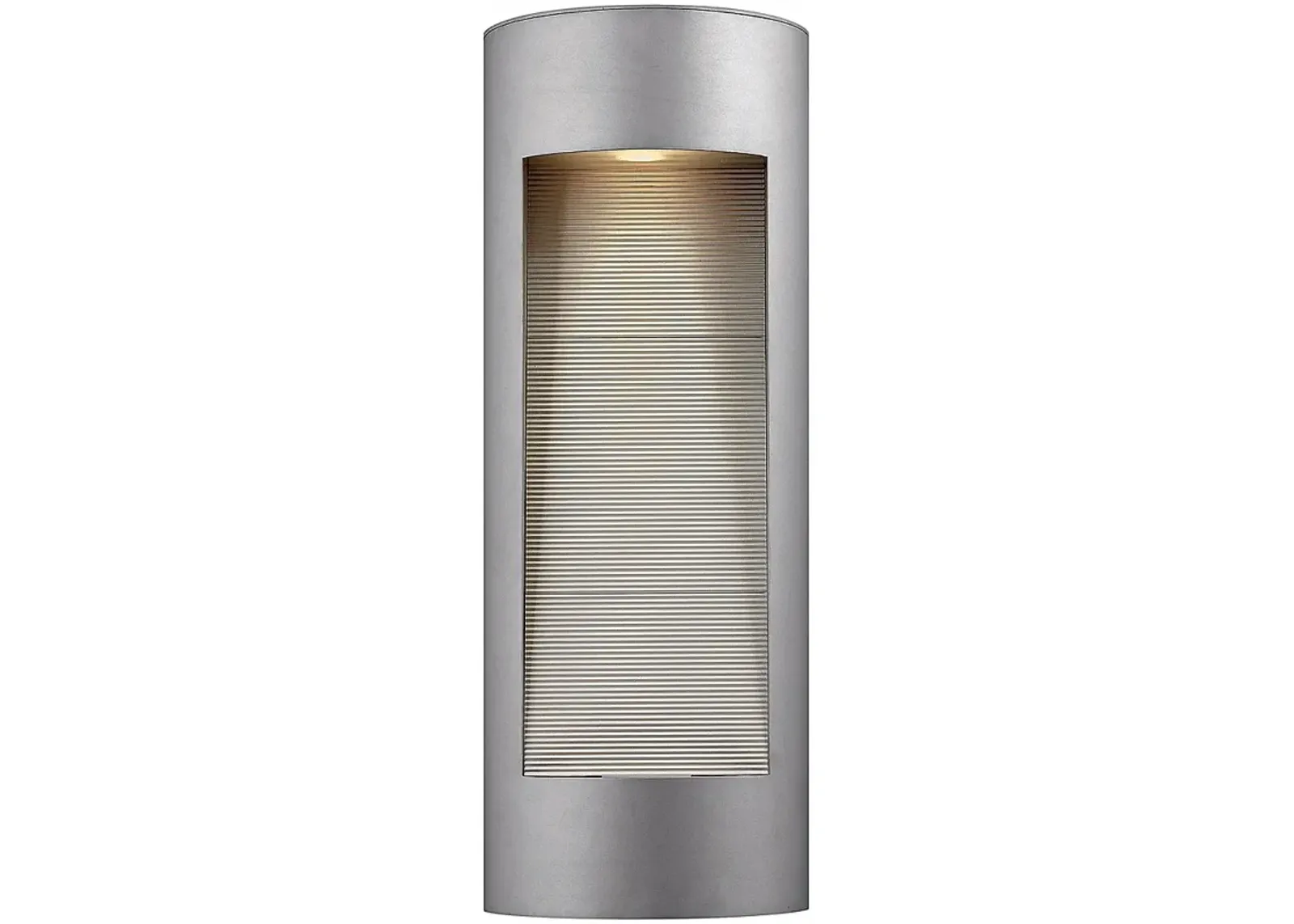 Hinkley Luna 24" High Titanium Outdoor Wall Light