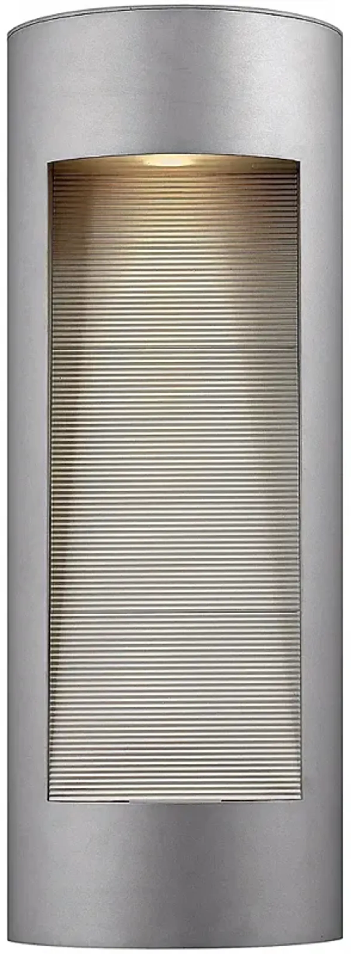 Hinkley Luna 24" High Titanium Outdoor Wall Light