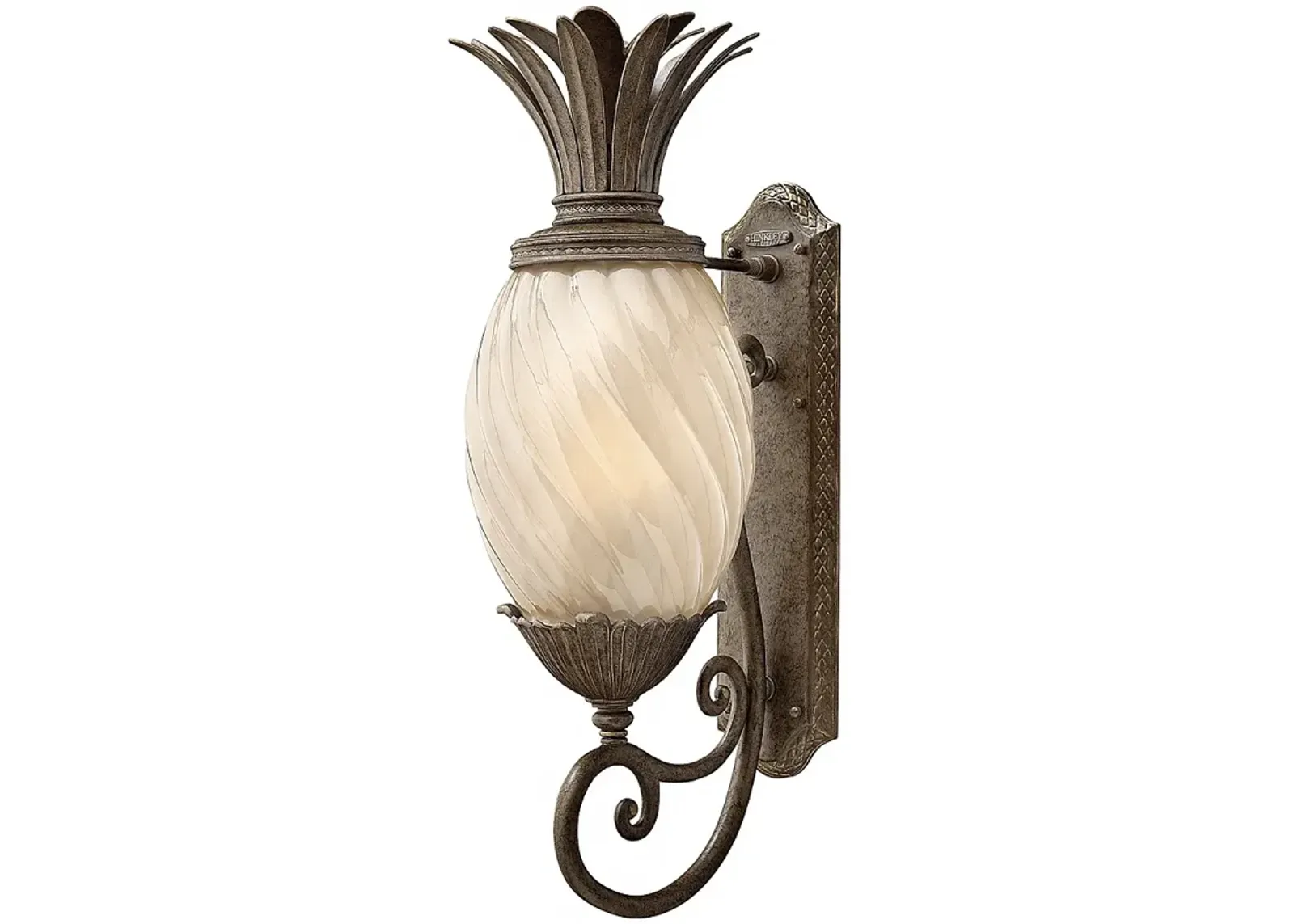 Hinkley Plantation 28" High Pearl Bronze Outdoor Wall Light