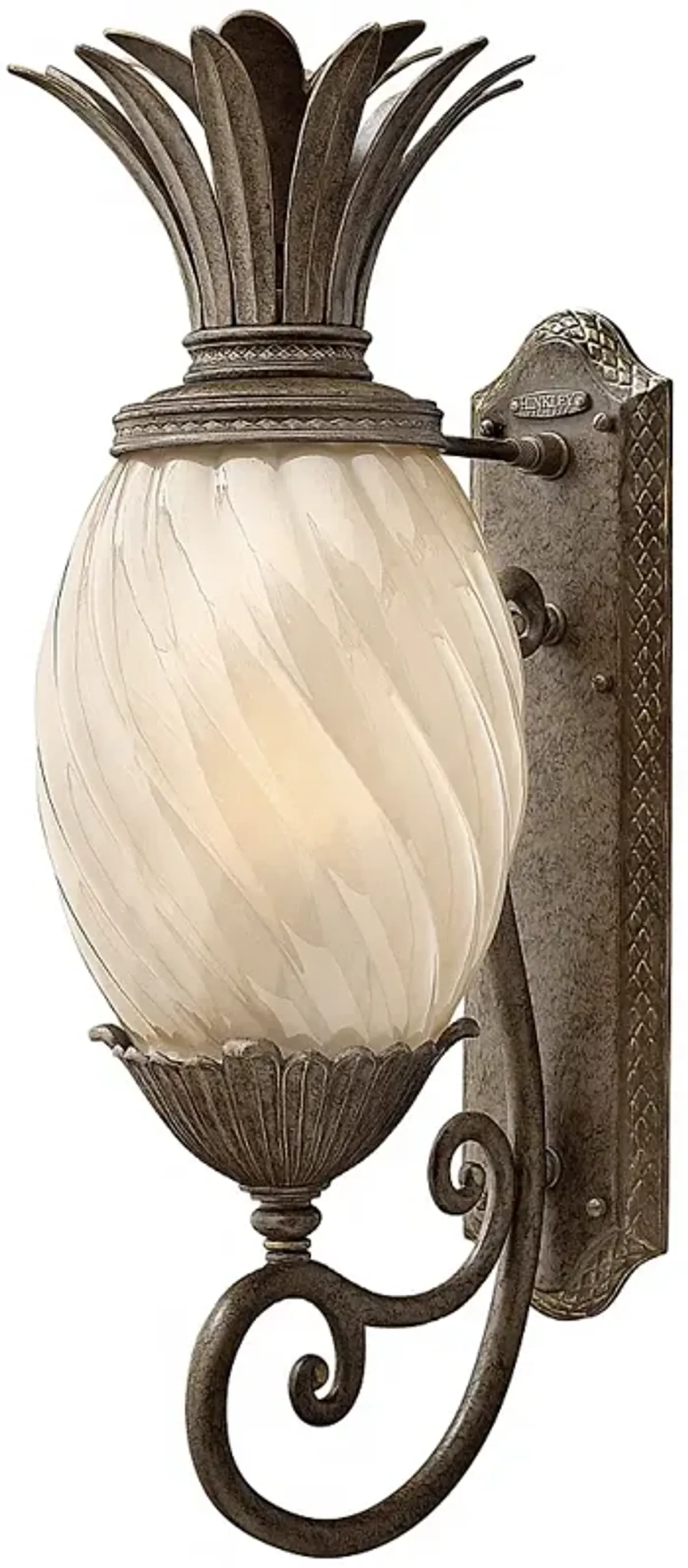 Hinkley Plantation 28" High Pearl Bronze Outdoor Wall Light