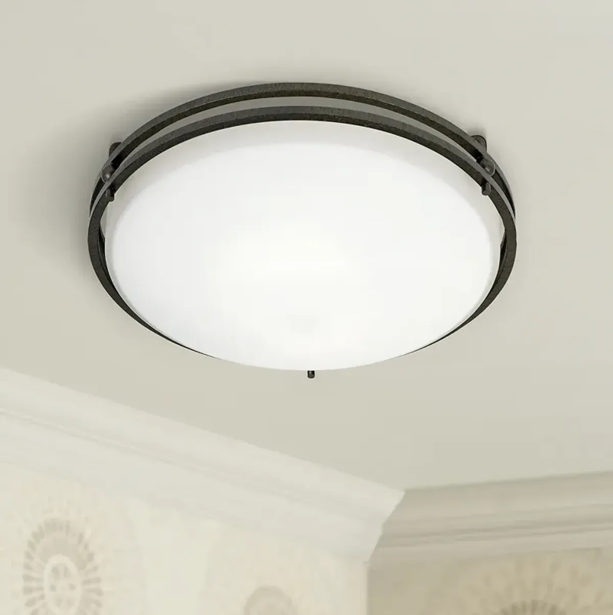 Quoizel Ozark Collection 12 1/2" Wide Ceiling Light Fixture