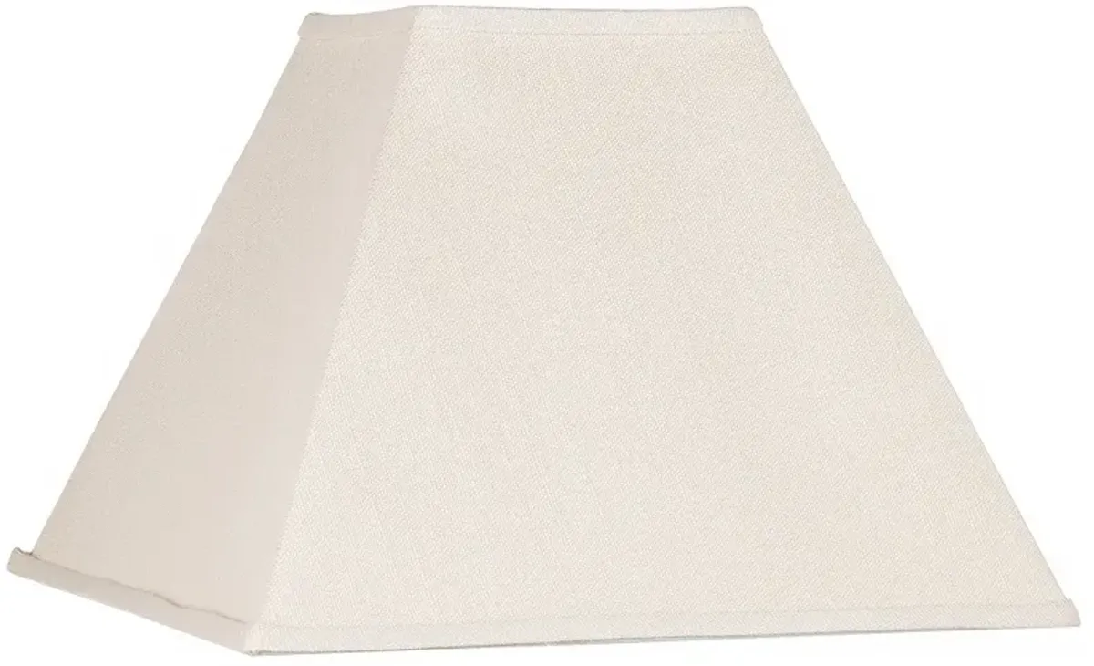 Beige Linen Square Lamp Shade 7x17x13 (Spider)