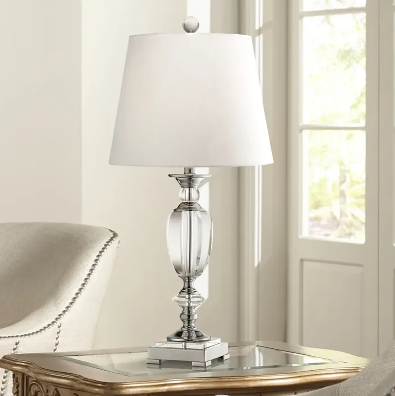 Vienna Full Spectrum 31" Beveled Urn Traditional Crystal Table Lamp