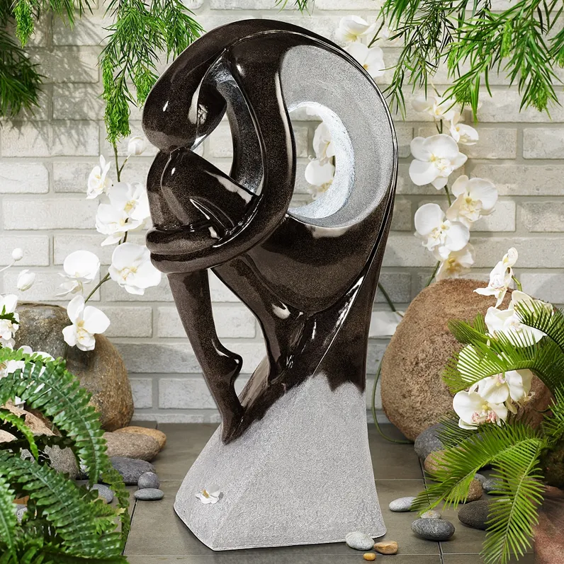 Graceful Form 43" High Modern Fountain