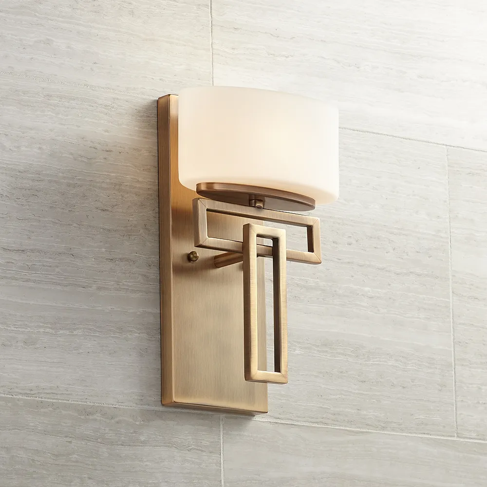 Hinkley Lanza 12" High Modern Luxe Brushed Bronze Wall Sconce