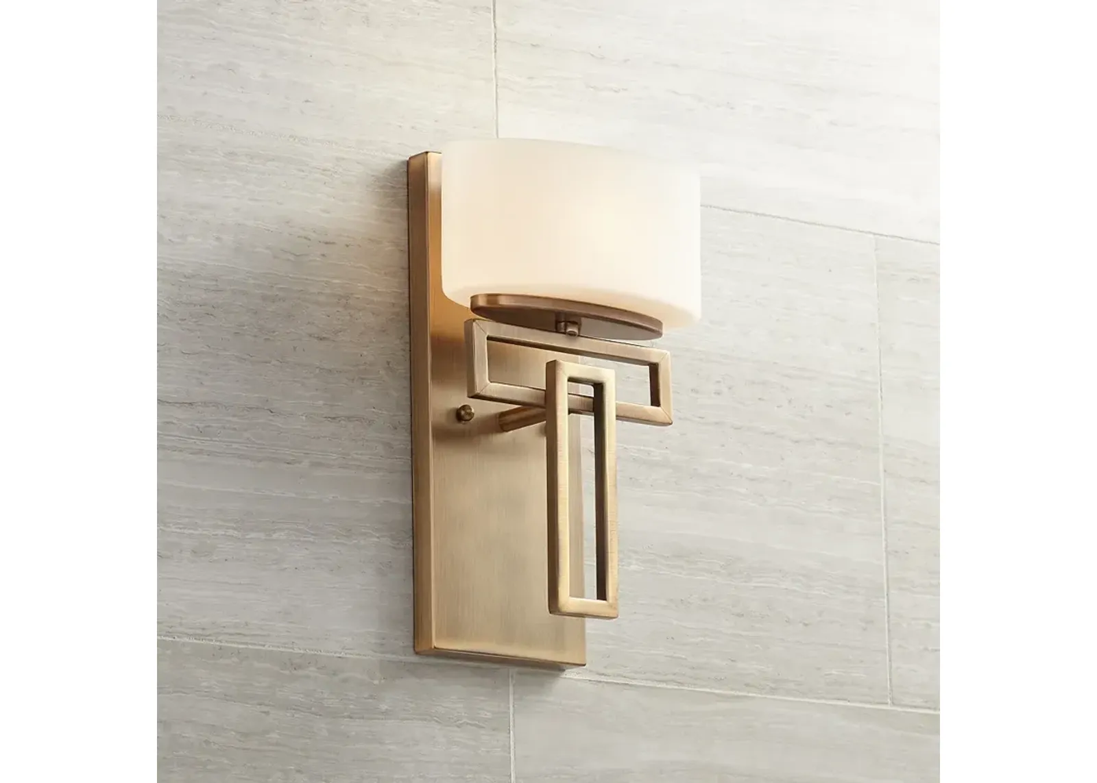 Hinkley Lanza 12" High Modern Luxe Brushed Bronze Wall Sconce