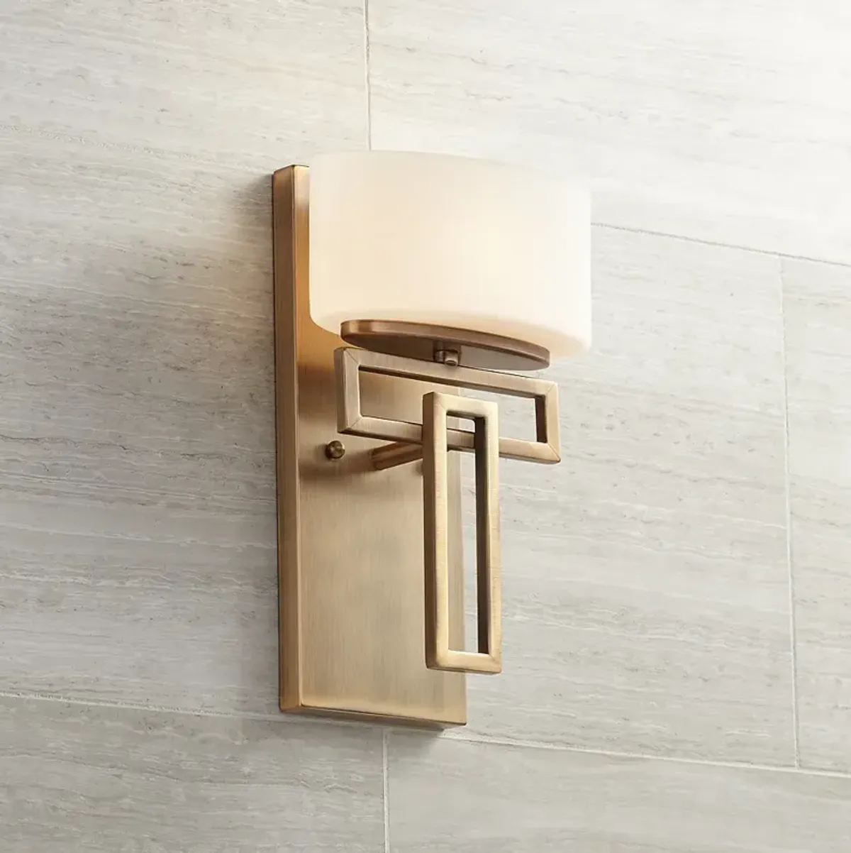 Hinkley Lanza 12" High Modern Luxe Brushed Bronze Wall Sconce