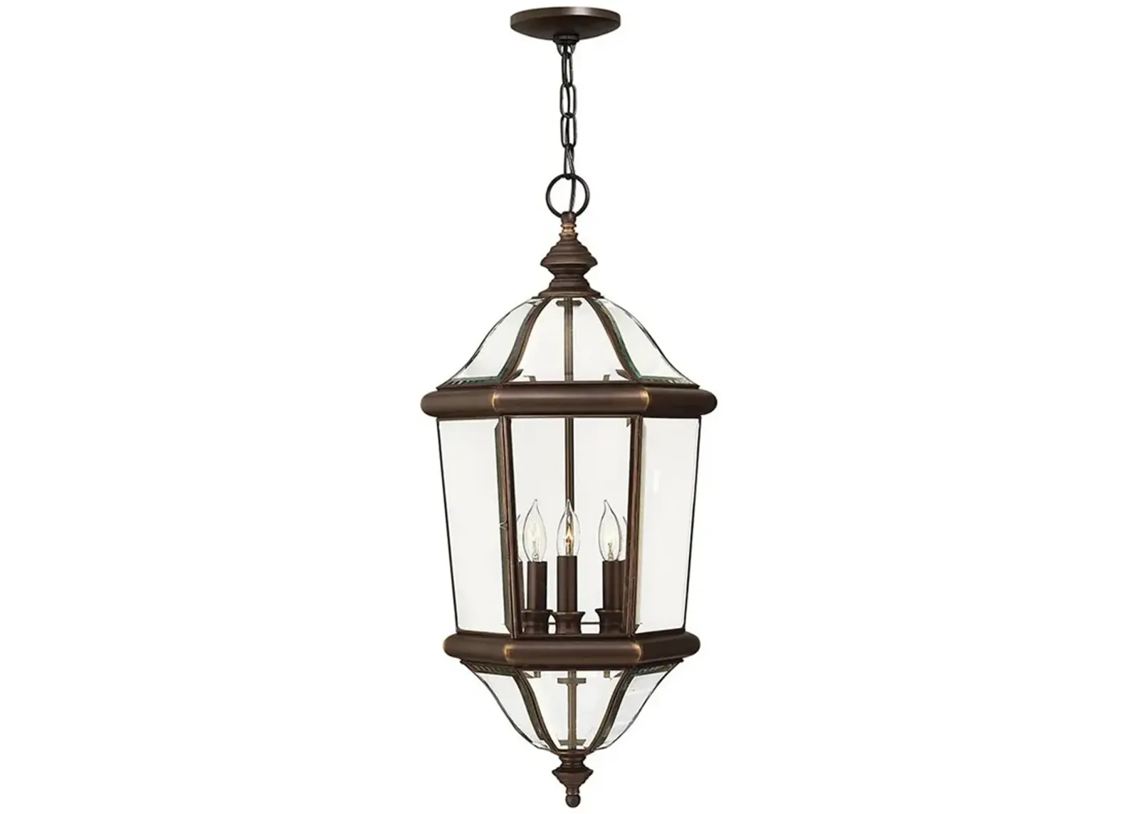 Outdoor Augusta-Large Hanging Lantern-Copper Bronze