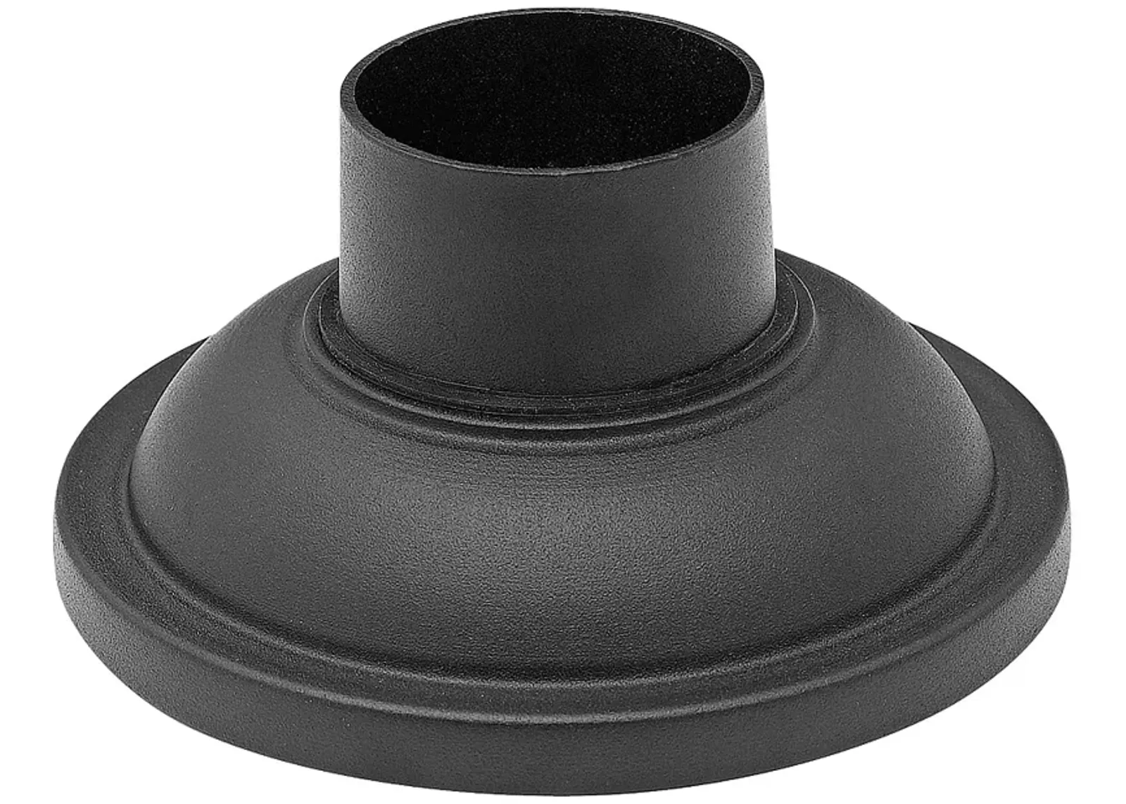 Pier Mount Fitter - Smooth Base in Black