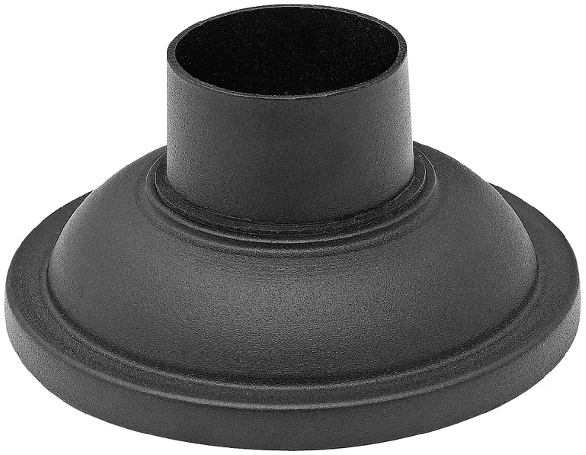 Pier Mount Fitter - Smooth Base in Black