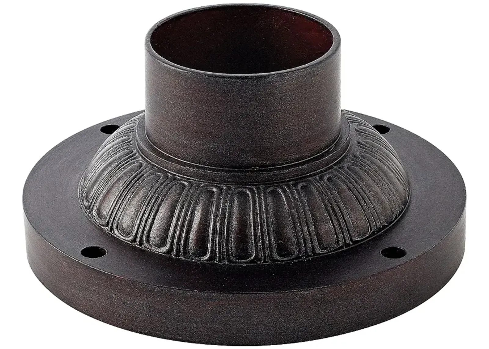 Pier Mount Fitter - Decorative Base in Bronze