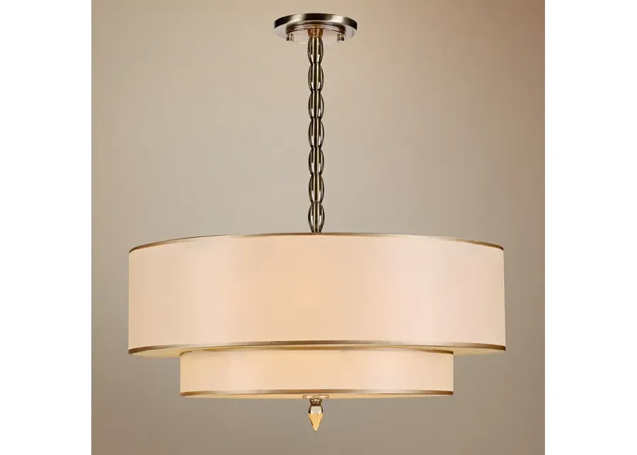 Crystorama Luxo Collection Brass 26" Wide Pendant Light