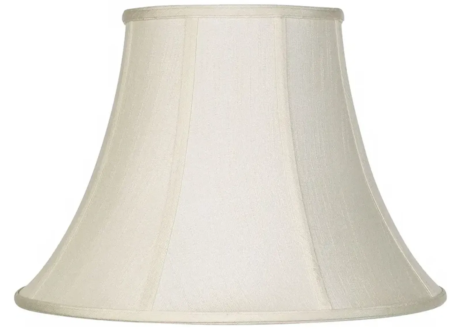 Imperial Shade Creme White Bell Lamp Shade 9x18x13 (Spider)