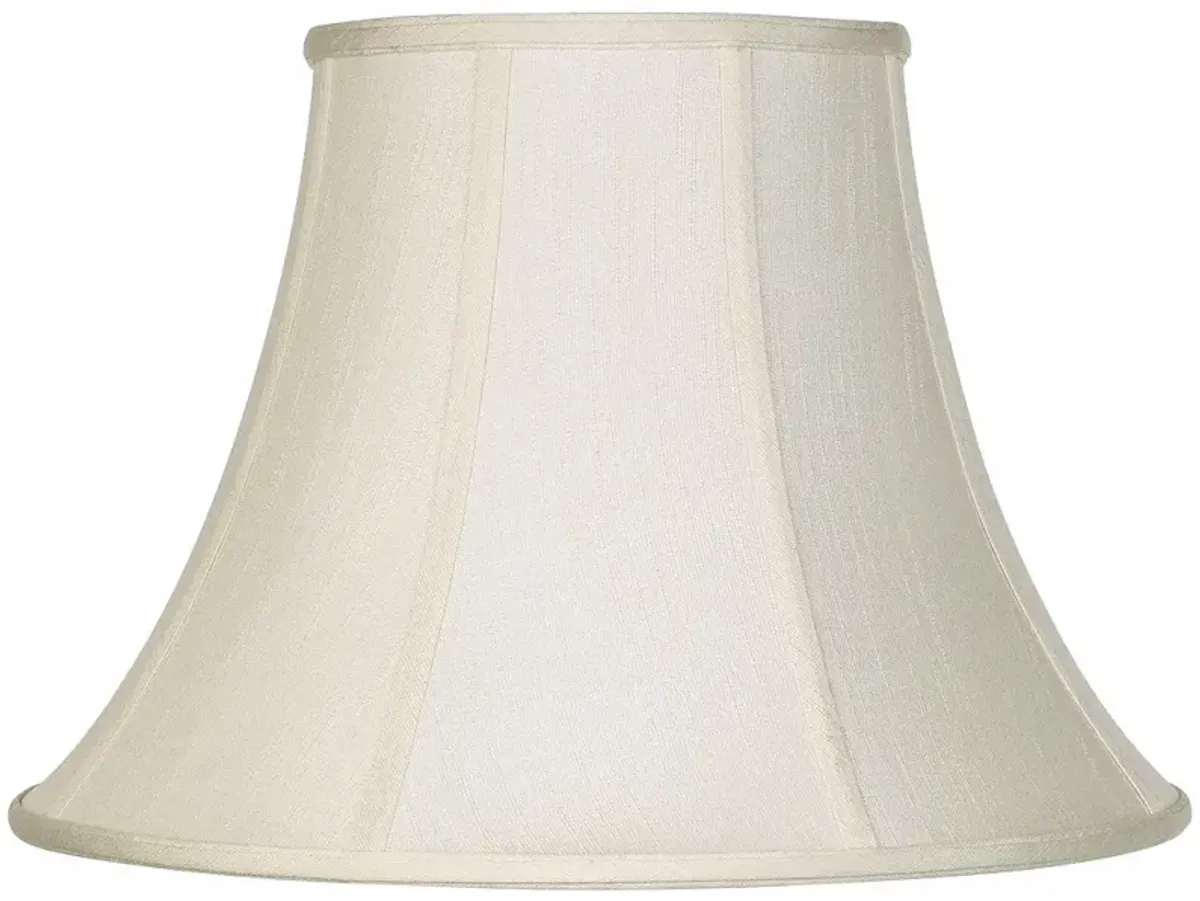 Imperial Shade Creme White Bell Lamp Shade 9x18x13 (Spider)