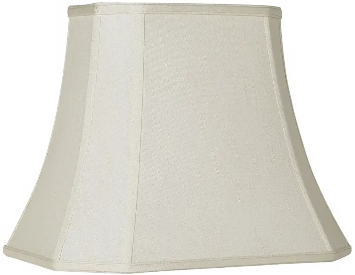 Springcrest Elva Off-White Oblong Cut Corner Shade 7/10x12/16x13 (Spider)