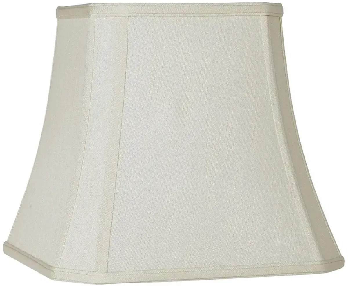 Springcrest Creme Square Cut Corner Lamp Shade 8x12x11 (Spider)