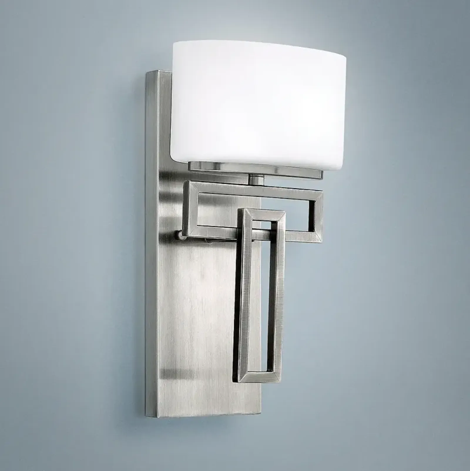 Hinkley Lanza 12" High Antique Nickel Wall Sconce