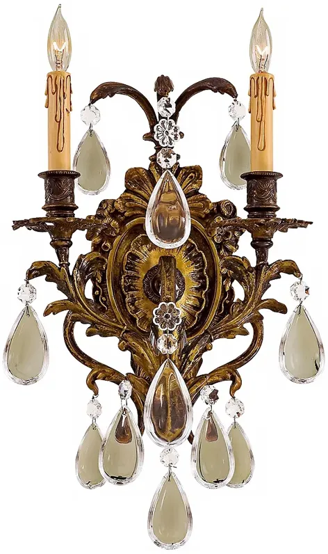 Metropolitan Collection 15 3/4" High 2-Light Wall Sconce