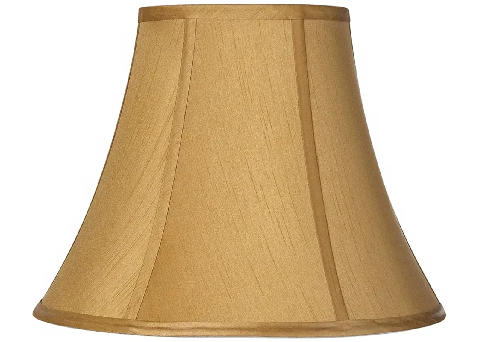 Coppery Gold Bell Lamp Shade 7x14x10.5 (Spider)