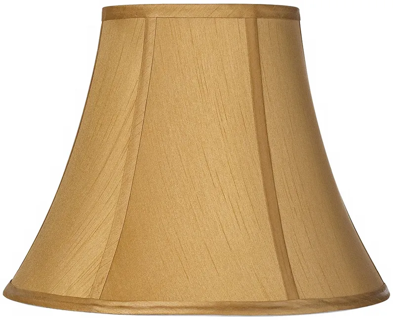 Coppery Gold Bell Lamp Shade 7x14x10.5 (Spider)