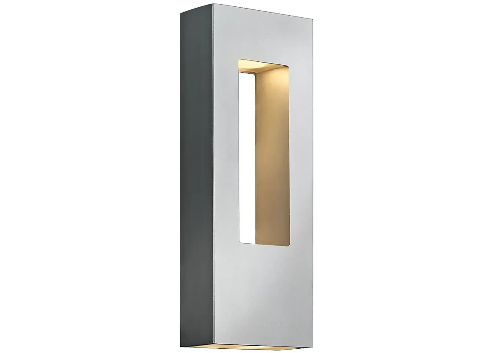 Atlantis 16"H Titanium ADA Integrated LED Outdoor Wall Light