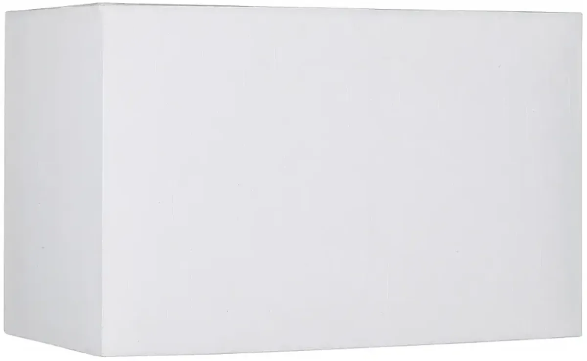 Springcrest Tomi White Hardback Rectangular Shade 8/16x8/16x10 (Spider)