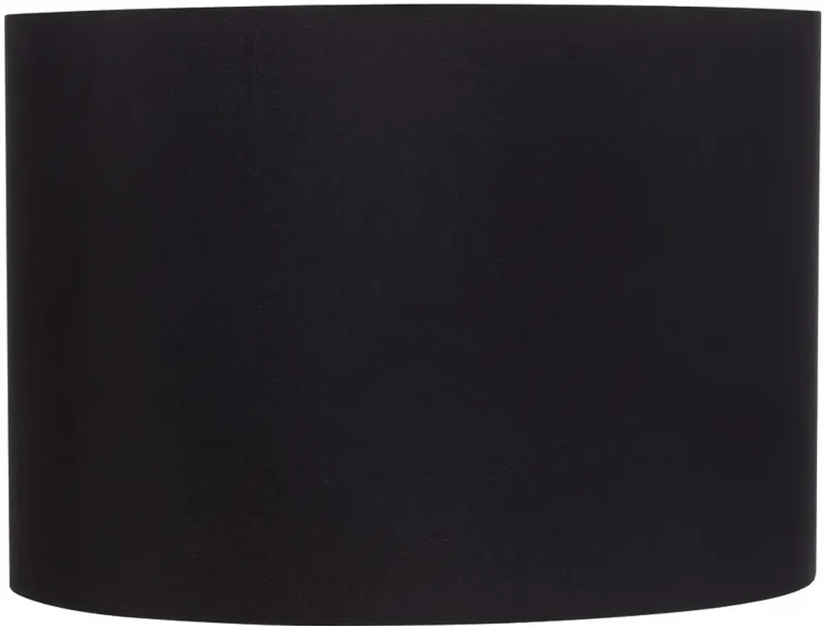 Black Hardback Drum Shade 16x16x11 (Spider)