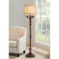 Barnes and Ivy Italian Bronze 4-Light Traditional Floor Lamp