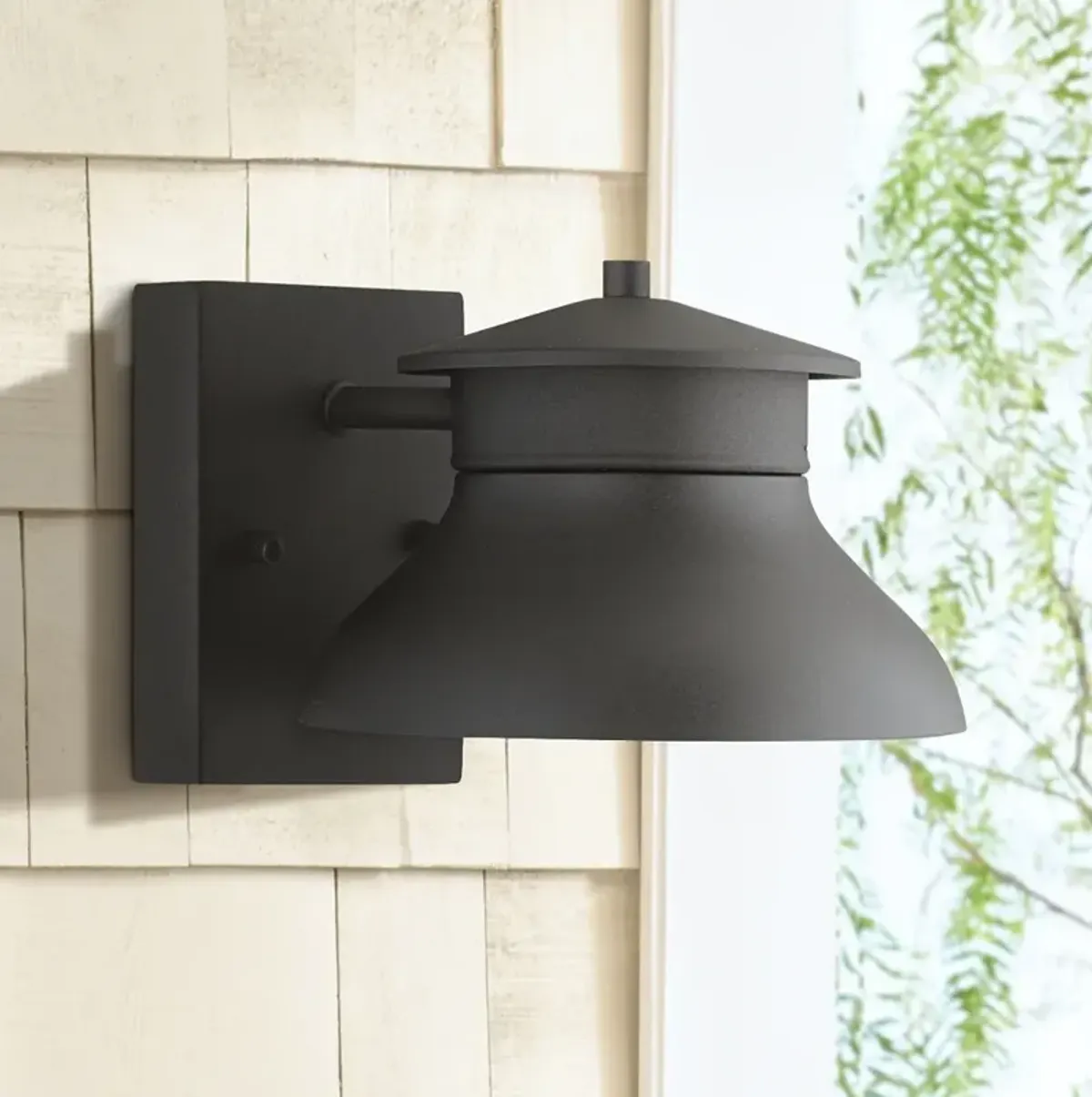 John Timberland Danbury 6 1/4" High Black Dark Sky LED Outdoor Light
