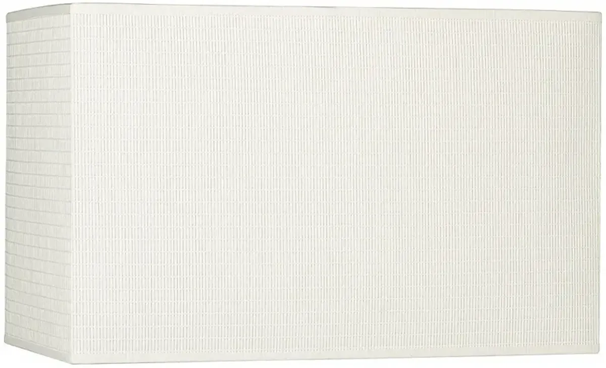 Springcrest Tomi Off-White Rectangular Paper Shade 8/16x8/16x10 (Spider)