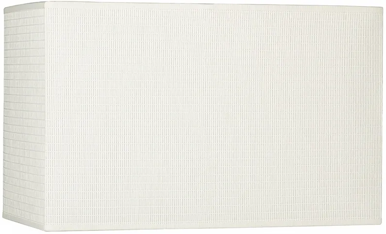 Off-White Rectangular Paper Shade 8/16x8/16x10 (Spider)