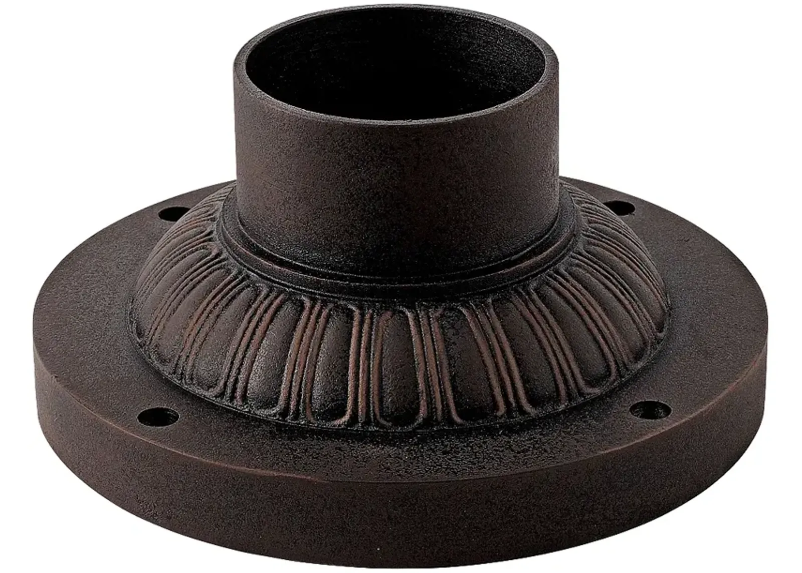 Pier Mount Fitter - Decorative Base in Mocha Bronze