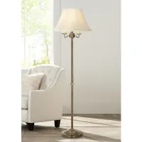 Regency Hill Montebello 59" Brass 4-Light Traditional Floor Lamp
