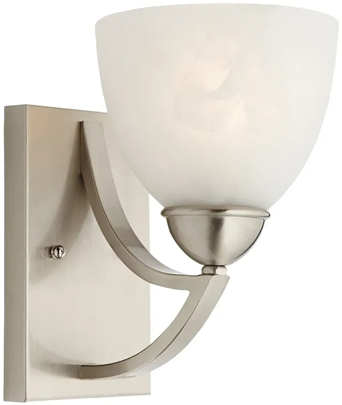 Possini Euro Milbury 9" High Marbleized Glass Wall Sconce