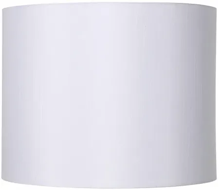 White Hardback Drum Lamp Shade 14x14x11 (Spider)