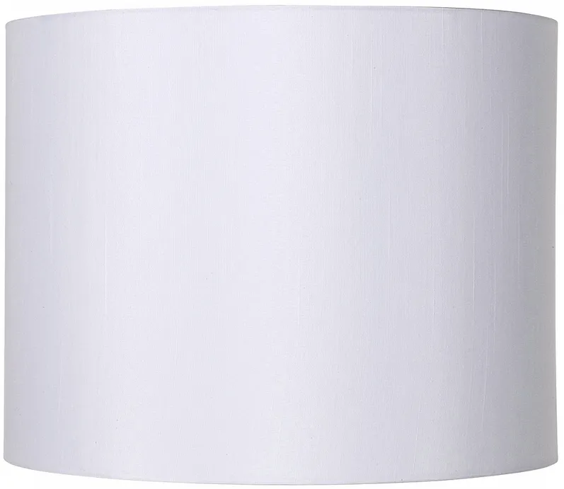 White Hardback Drum Lamp Shade 14x14x11 (Spider)