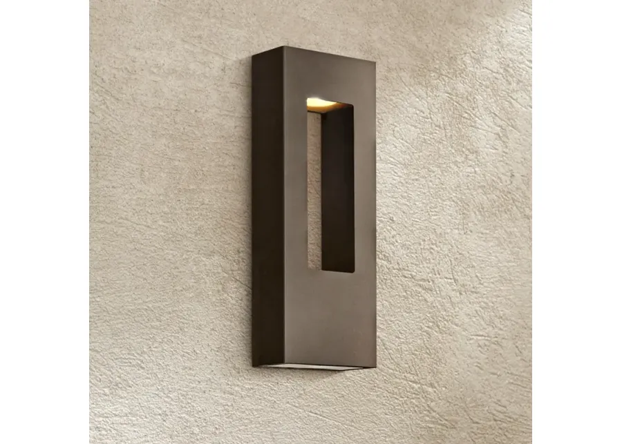 Atlantis 16"H Bronze ADA Integrated LED Outdoor Wall Light