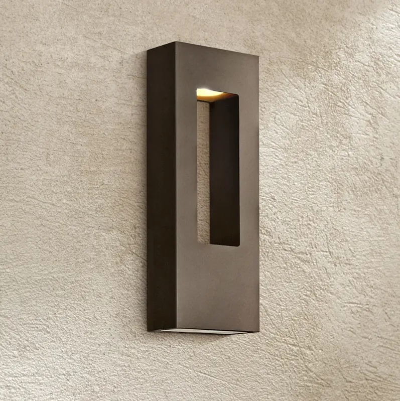 Atlantis 16"H Bronze ADA Integrated LED Outdoor Wall Light