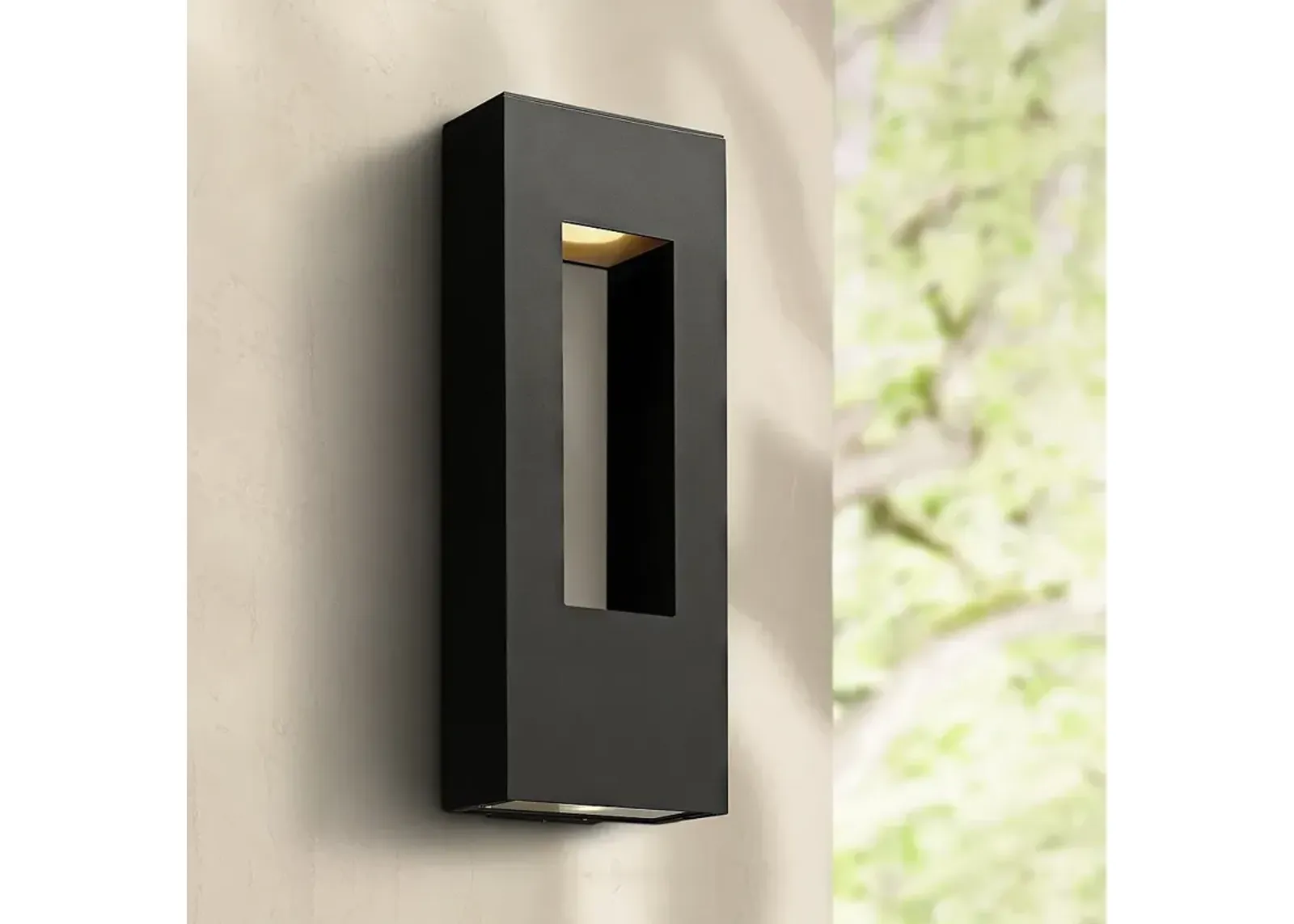 Atlantis 24"H Black ADA Integrated LED Outdoor Wall Light