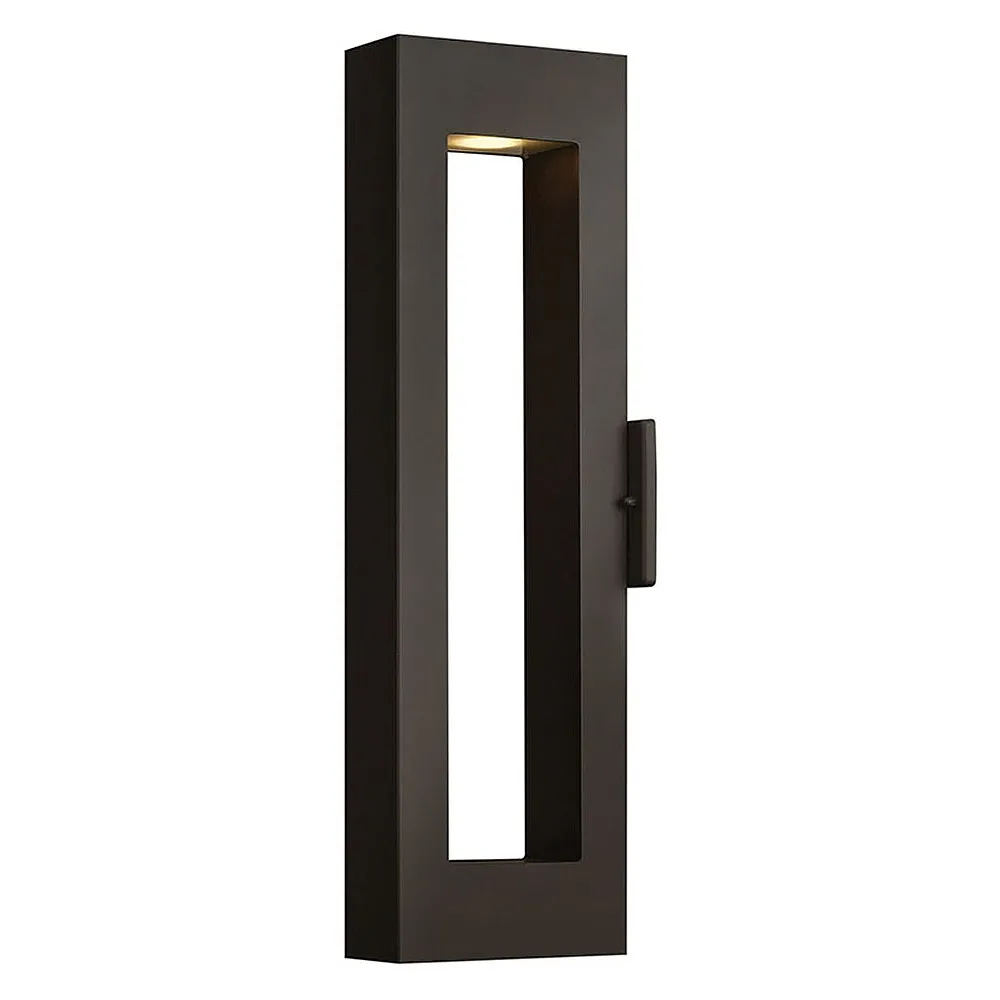 Atlantis 24"H Satin Black Integrated LED Outdoor Wall Light