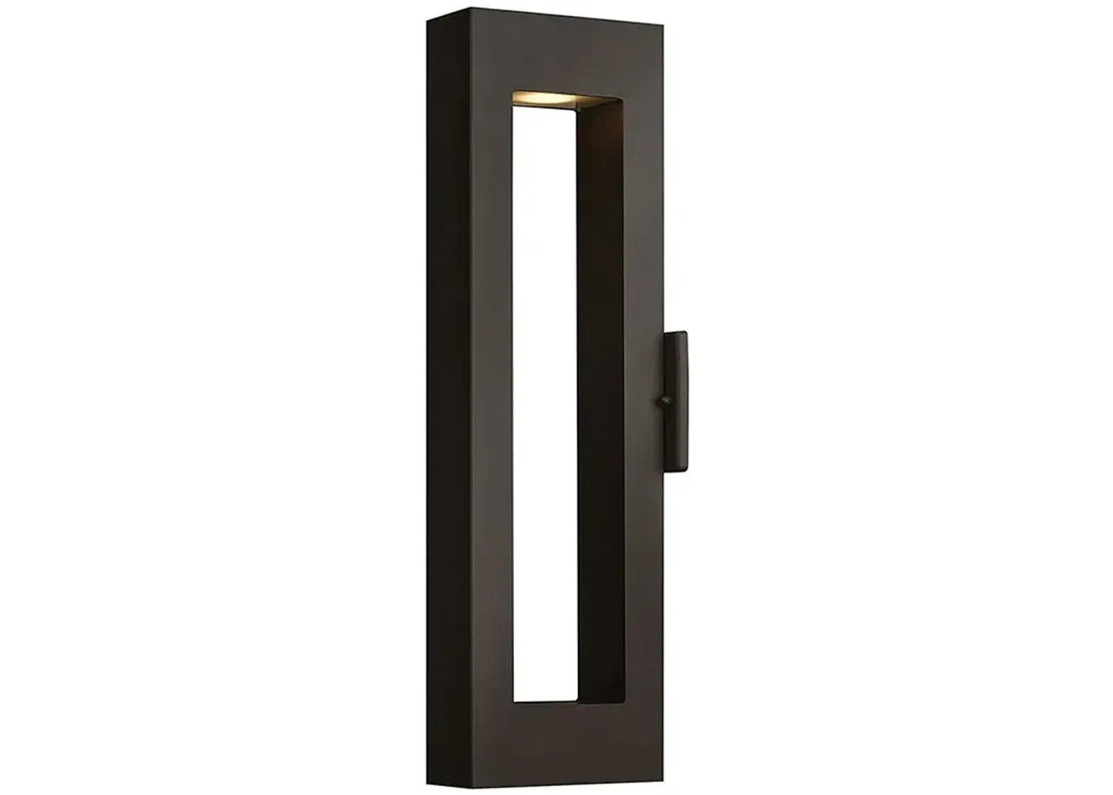 Atlantis 24"H Satin Black Integrated LED Outdoor Wall Light