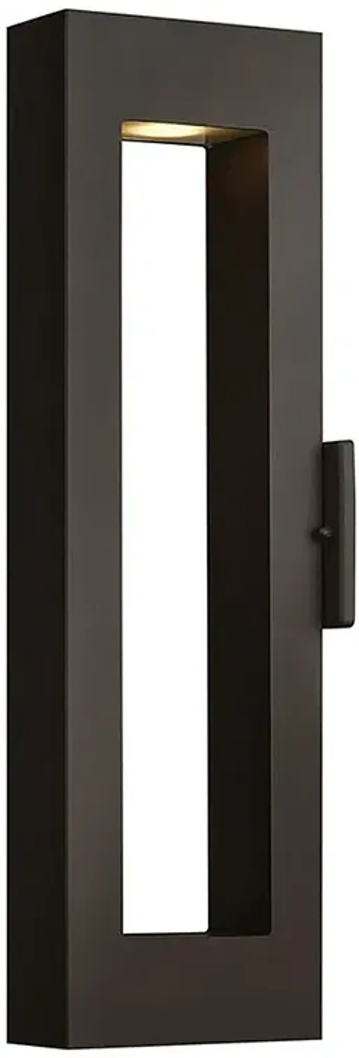 Atlantis 24"H Satin Black Integrated LED Outdoor Wall Light