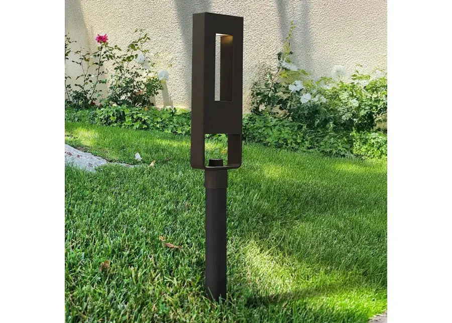 Atlantis 24 1/2"H Black Integrated LED Outdoor Post Light