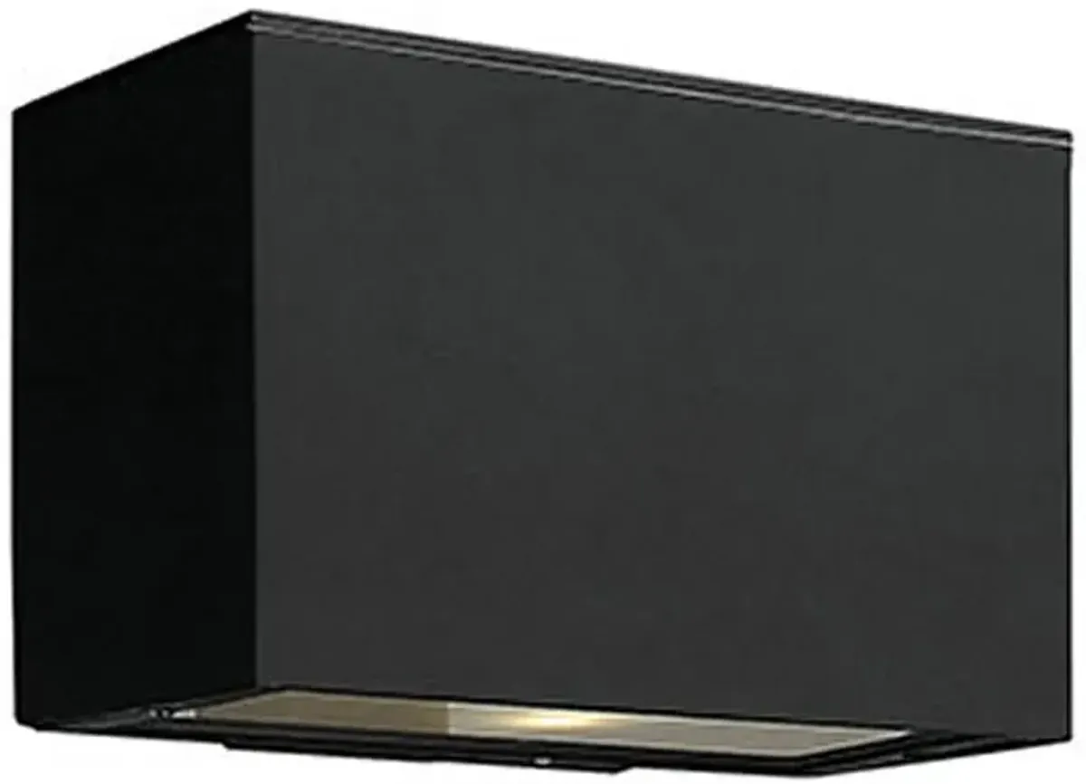 Atlantis 6"H Satin Black Integrated LED Outdoor Wall Light