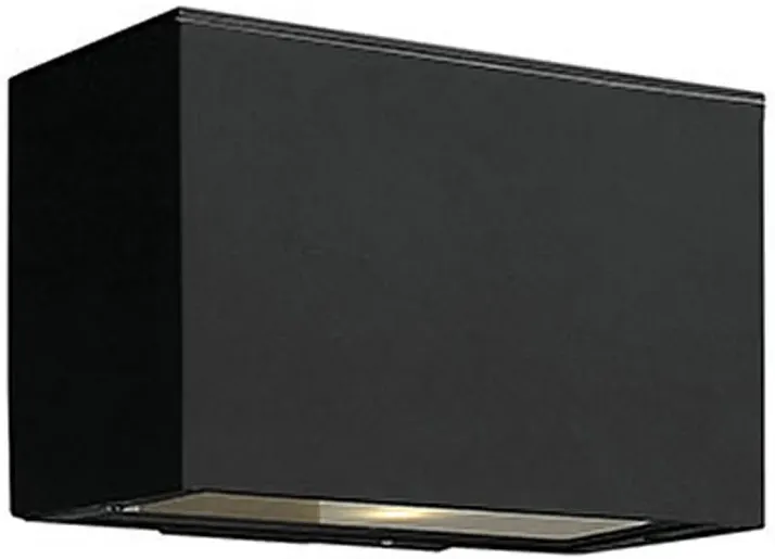 Atlantis 6"H Satin Black Integrated LED Outdoor Wall Light