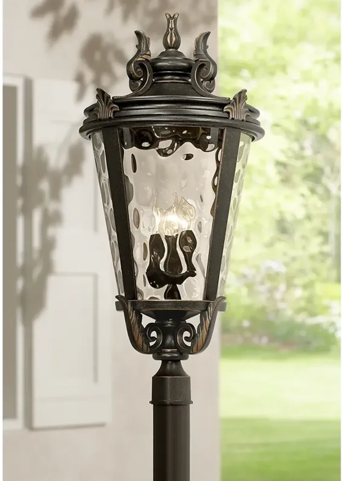 Casa Marseille 33 1/2" High Bronze Outdoor Post Light