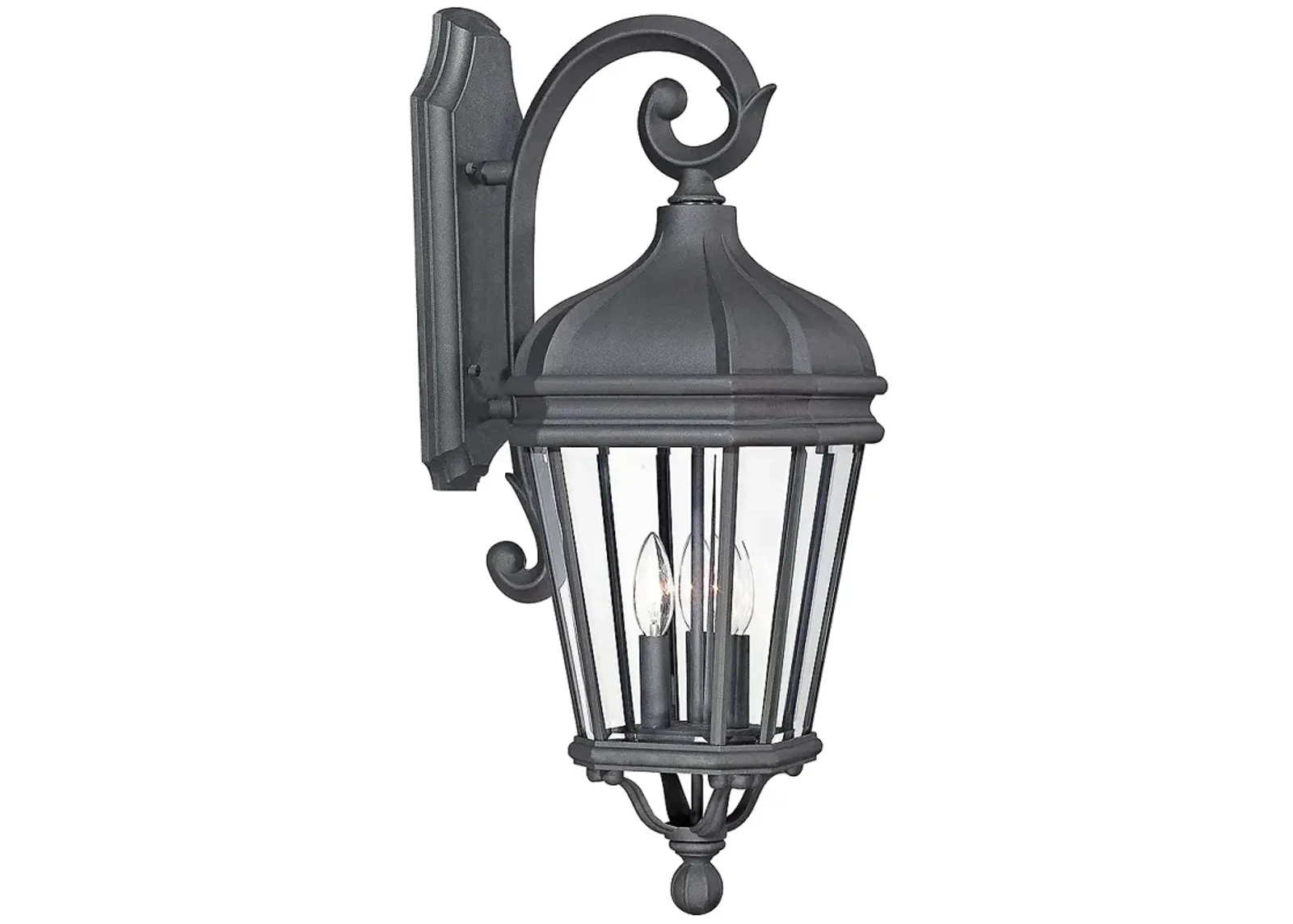 Harrison 27 3/4" High Black Outdoor Wall Light