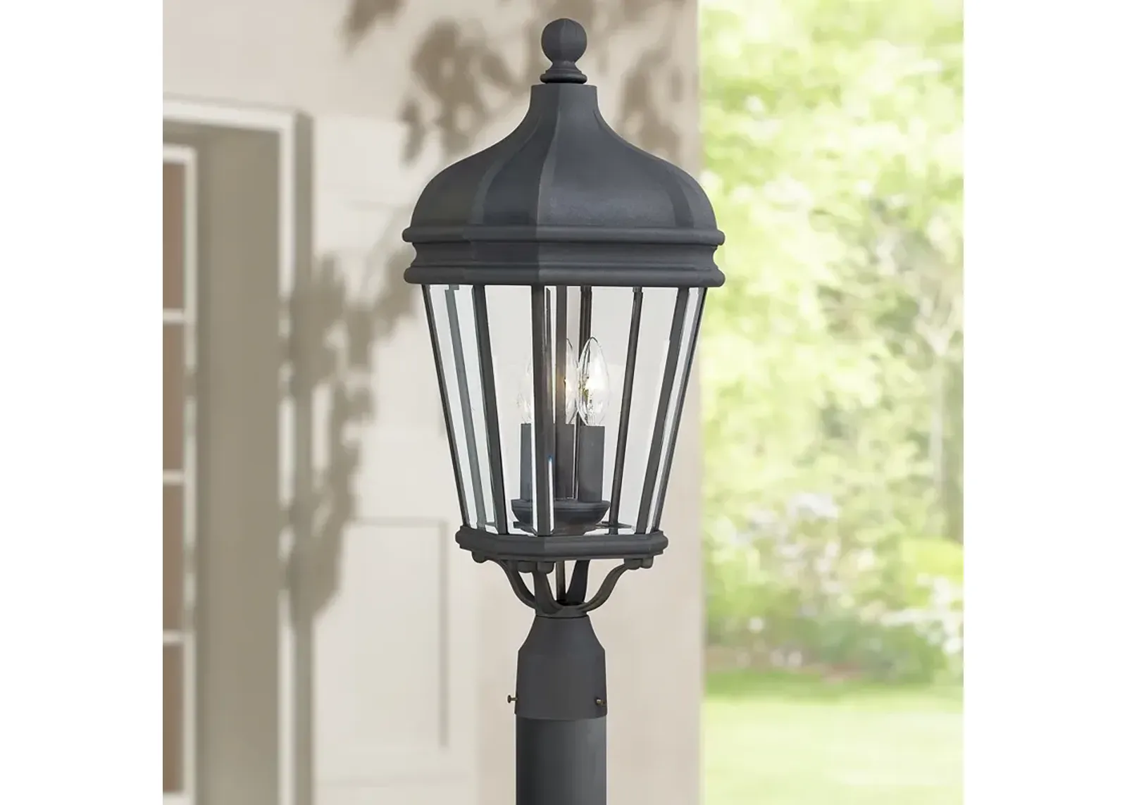 Harrison 25" High Black Outdoor Post Light