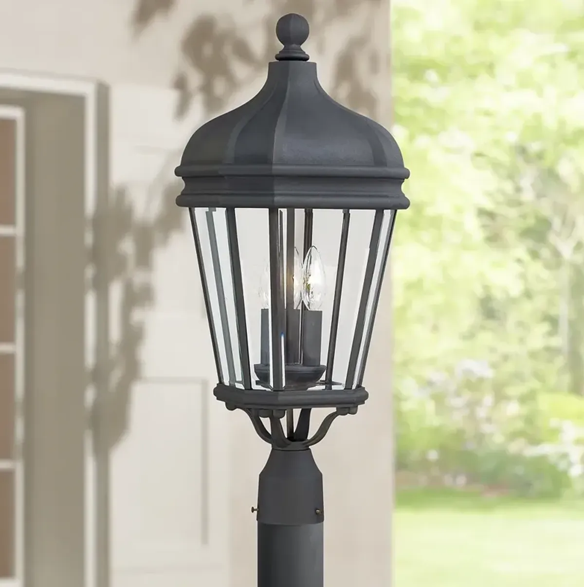 Harrison 25" High Black Outdoor Post Light